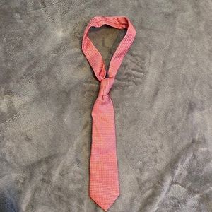 Lord & Taylor Boys Silk Necktie Red/White